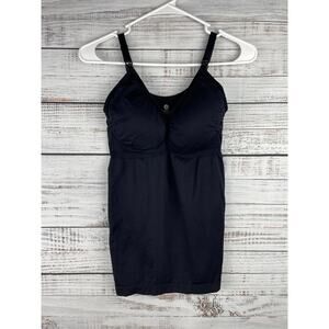 Kindred Bravely Sublime Nursing Tank Top Black Large Stretch Maternity